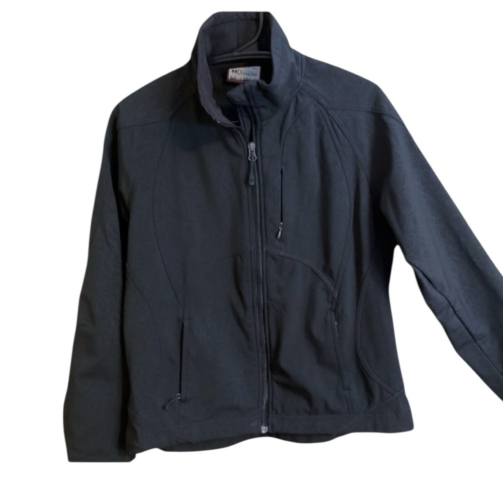 Double Diamond Coat Women's Size M Black Jacket Fleece Lined Winter Snow Ski - Picture 5 of 10